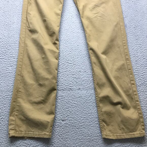 Levis Strauss Khaki Pants Mens 32x34 Straight Fit Stretch Beige Casual Twill - Picture 8 of 13
